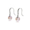 Guava | .925 Sterling Silver | Firefly Glass Huggie Earrings
